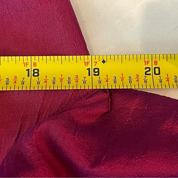 Adrianna Papell Iridescent Fuchsia Pure Silk Whimsical Glam Jacket NWOT Size 8 - Picture 10 of 12